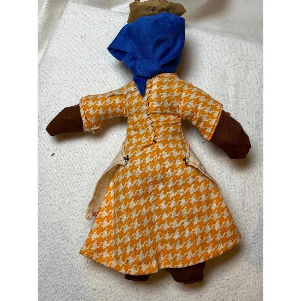 Vintage‎ Jamaica Folk Art Doll Pair Handmade Souvenir Figurine